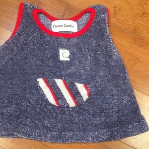 Medium toddler Pierre Cardin dress shirt top vtg